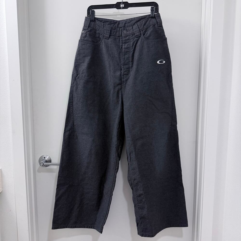 Balenciaga Trompe L'Oeil Denim Pants Anthracite 838695 S